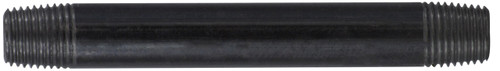 Black Steel Nipple 1/4 Diameter 1/4 X 1-1/2 BLACK STEEL NIPPLE - 57021