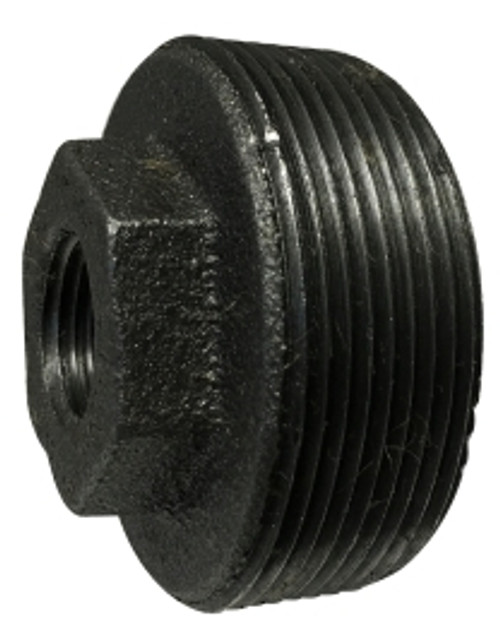 Black Hex Bushing 1-1/4 X 1/2 M X F BLACK HEX BUSH - 65516