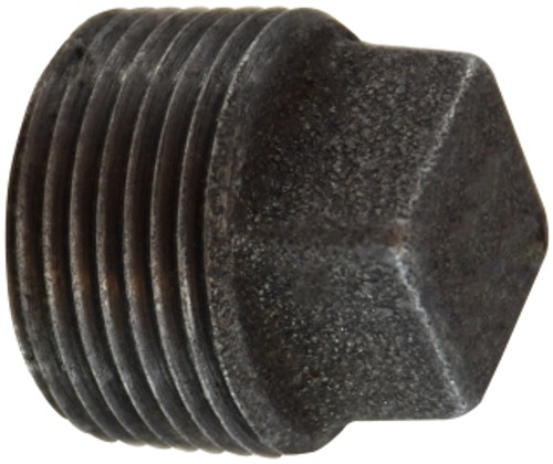 Black Square Head Plug 1-1/2 BLACK SQ HD CORED PLUG - 65657