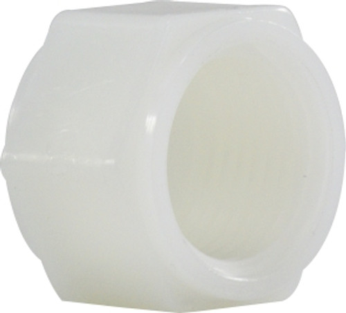 Pipe Cap 3/8 WHITE NYLON CAP - 28641W