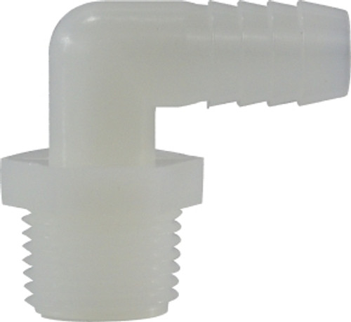 Elbow Hose ID x Male Pipe 2 X 2 HB X MIP WHT NYLN ELBOW - 33464W