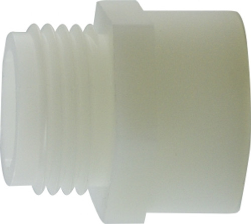 Male Garden Hose x Female Pipe 3/4MGH X 1/2FIP WHITE NYLON ADPT - 31068