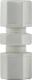Midland Metal 17079P Union and Reducing Union Connectors, Plastic Compression, 3/8x1/4 Polyprop Red Comp Union, Plastic Fittings