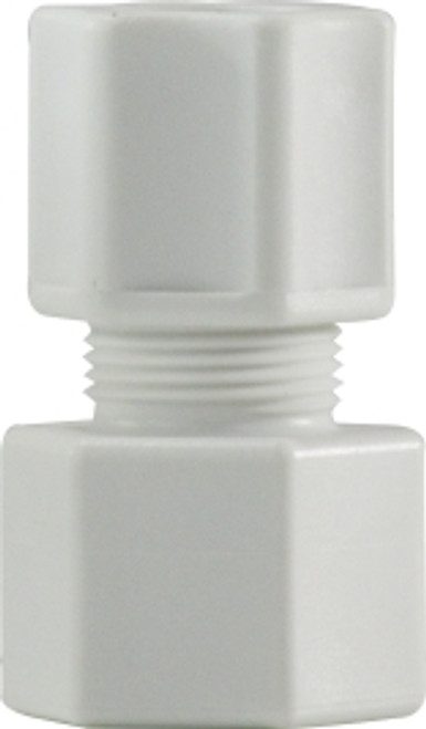 Midland Metal 17145P Female Connectors, Plastic Compression, 1/4 x 1/8 Compxfip Wht Nyln Adpt, Plastic Fittings