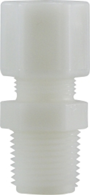 Male Connector 1/4 X 1/8 COMPXMIP WHT NYLN ADPT - 17179N