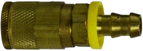 Hose ID Coupler (Parker Interchange 1/4) 1/4P-ON HB PARKER TRU BRASS CPLR - 28531