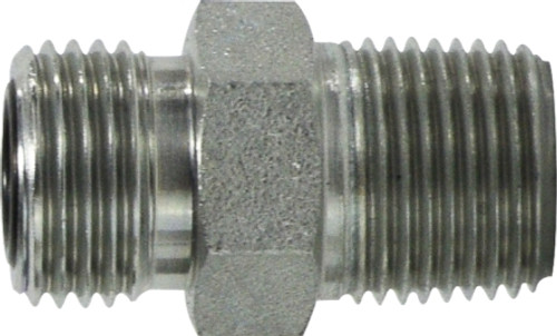 Midland Metal FSO240484 Connector, 13/16 in Male ORFS x 1/4 in MPT, Steel