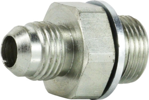 JIC to BSPP Male Connector 7/16-20X1/4-19 MJICXMBSPP ST CONN - 700244