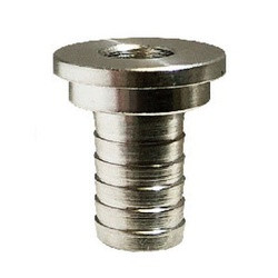 Midland Metal 34713 Tailpiece, 1/4 in Barbed x 3/16 in Swivel, Stainless Steel