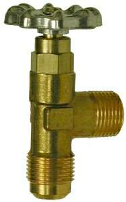 Midland Metal 46485 Truck Valve, 1/2 x 5/8 in Nominal, MIP x Flared, 250 psi Pressure, -40 to 250 deg F