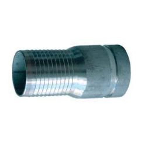 Buchanan Rubber CNG-600CS-SP Heavy-Duty Crimplok Combination Nipple, 6 in Hose Barbed x 6 in Grooved, Steel