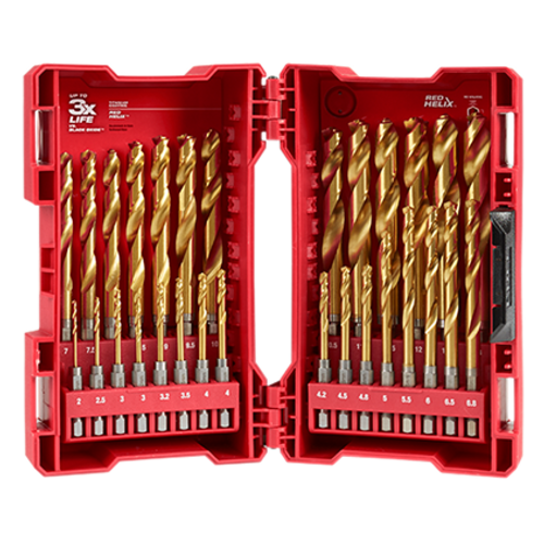 Milwaukee 48-89-4808 4mm Metric Titanium SHOCKWAVE RED HELIX Bit