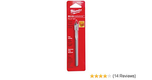 Milwaukee 48-27-1401 BIG HAWG with Carbide Teeth Clean Wood Pilot Bit