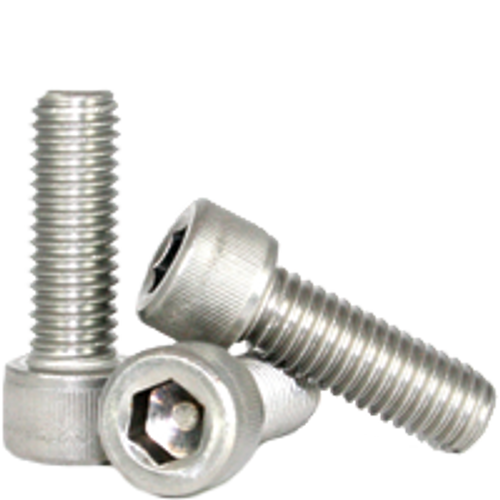 M6-1.00 x 12 mm Socket Head Cap Screws, 18-8 Stainless Steel, Fully Threaded, Qty 100