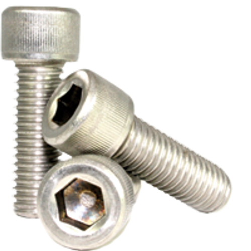 5/8"-11 x 2 1/2" Socket Head Cap Screw, 18-8 Stainless Steel, Partially Threaded, Qty 25