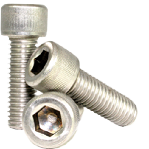 1/4"-20 x 1 1/4" Socket Head Cap Screw, 18-8 Stainless Steel, Fully Threaded, Qty 100