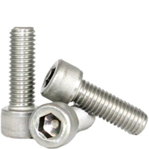 M5-0.80 x 50 mm Socket Head Cap Screws, 18-8 Stainless Steel, Partially Threaded, Qty 100