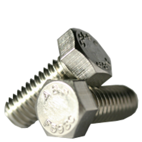 1/4"-20 x 1" Hex Cap Screws, 18-8 Stainless Steel, Fully Threaded, Qty 100