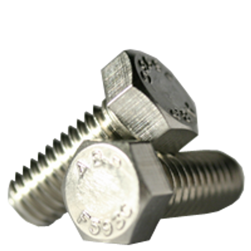 1"-8 x 3" Hex Cap Screws, 18-8 Stainless Steel, Coarse, Fully Threaded, Qty 10