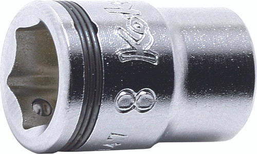 Ko-ken 2450MS-10 1/4 Square Drive Short NUT GRIP® Socket - 10mm