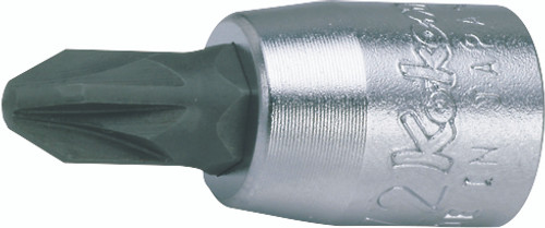 Koken 2000.28-PZ2 | 1/4" Sq. Drive, PZ Bit Socket