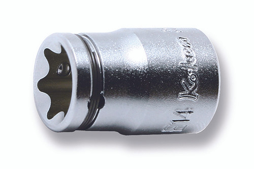 Koken 3425-E14(2B) | 3/8 Sq. Drive, TORX Socket Nut Grip