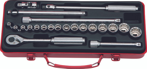 Ko-ken 3277 3/8 Square Drive Socket set 6, 12 point 29 pieces