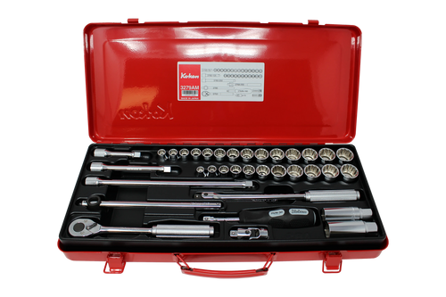 Ko-ken 3279AM 3/8 Sq. Dr. Socket set   12 point   35 pieces
