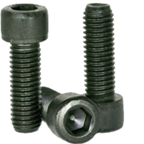 1/2"-20 x 3 1/2" Socket Head Cap Screws, Thermal Black Oxide, Partially Threaded, Fine, Alloy Steel, Qty 25