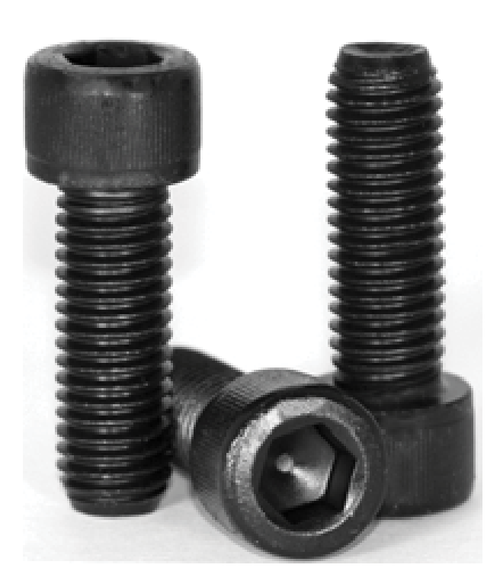 7/8"-9 x 4 3/4" Socket Head Cap Screws, Thermal Black Oxide, Partially Threaded, Coarse, Alloy Steel, Qty 10