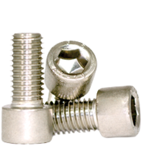 M10-1.50 x 50 mm Socket Head Cap Screws, 316 Stainless Steel, Coarse, Partially Threaded, Qty 50