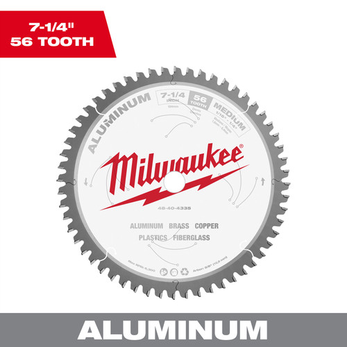 7-1/4" Aluminum Cutting Circular Saw Blade