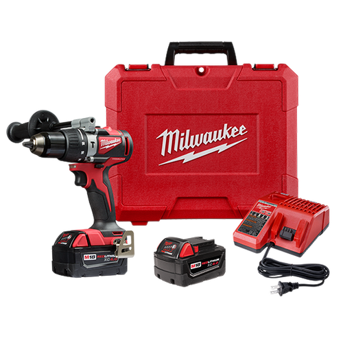 Milwaukee 2902-22 M18 Brushless 1/2 in. Hammer Drill Kit Milwaukee 2902-22 M18 Brushless 1/2 in. Hammer Drill Kit