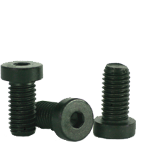 M12-1.75 x 60mm Low Head Socket Cap Screws, Thermal Black Oxide, Class 10.9, Coarse, Partially Threaded, Alloy Steel, DIN 7984, Qty 50