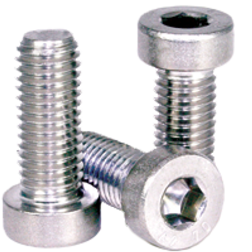 M5-0.80 x 30 mm Low Head Socket Cap Screws, 18-8 Stainless Steel, Coarse, Partially Threaded, Qty 100