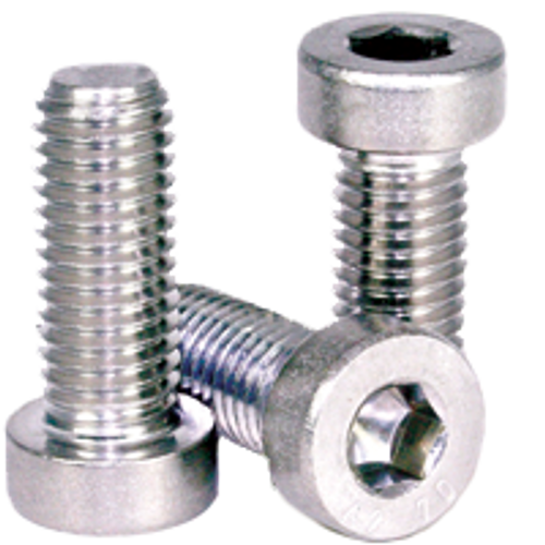 M8-1.25 x 25 mm Low Head Socket Cap Screws, 18-8 Stainless Steel, Coarse, Fully Threaded, Qty 100