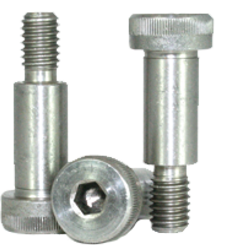 1/4"-10-24 x 1/2" Socket Shoulder Screws, 18-8 Stainless Steel, Coarse, Qty 25