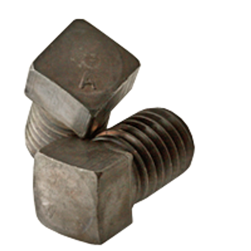 5/16"-18 x 2" Square Head Set Screws, Cup Point, Coarse, Fully Threaded, Alloy, Thru-Hardened, Qty 100