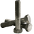 1/4"-20 x 5" Hex Bolts, Grade A, A307, Hot-Dipped Galvanized HDG, Partial Thread, Coarse (UNC), Qty 100