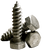 3/8"-7 x 12" Hex Lag Screw, Hot Dipped Galvanized, Low Carbon, Qty 5