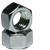 1 1/2"-12 Hex Nuts, Zinc Cr+3, Fine (UNF), Low Carbon Steel, Qty 10