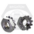 #6-32 Keps Lock Hex Lock Nuts, w/ 400 Series External Tooth Washer, 18-8 Stainless Steel, Coarse, Qty 100