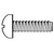 M2.5-0.45 x 3 mm Machine Screws, Phillips Pan Head, Zinc Cr+3, DIN 7985A, Qty 1000