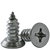 #8-18 x 3/8" Self-Tapping Screw, Undercut, Flat Head Phillips, 18-8 Stainless Steel, Type AB, Fully Threaded, Qty 1000