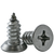 #8-18 x 3/8" Self-Tapping Screw, Undercut, Oval Head Phillips, 18-8 Stainless Steel, Type AB, Fully Threaded, Qty 1000