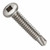 #10-16 x 2 1/2" Self-Drilling Screws, Square Drive Pan Head, #3 Point BSD, 410 Stainless Steel, Full Thread, Hardened, Qty 200