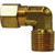 AMC 00069-0604-001 Elbow, 3/8 in Compression x 1/4 in MPT, Brass
