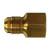Midland Metal 10223 Adapter, 5/16 in SAE 45 deg Flared x 3/8 in FPT, Brass