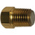 Midland Metal 10605 Fusible Pipe Plug, 1/8 in SAE 45 deg Flared, Brass