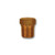 Midland Metal 3/4 BRASS SOLID HEX HD PLUG - 121S-12